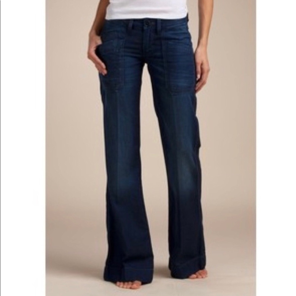Wide Leg Dark Wash Lucky Jeans